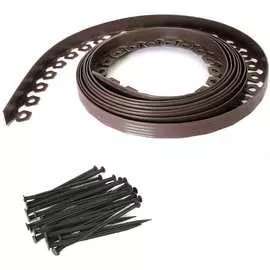 Садовый пластиковый бордюр ГеоПластБорд Манго GPBG38.10.30.Br