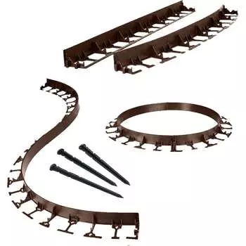 Садовый пластиковый бордюр ГеоПластБорд GPB78.08.32.Br