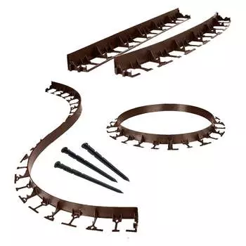 Садовый пластиковый бордюр ГеоПластБорд GPB58.08.32.Br