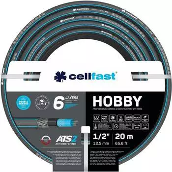Садовый шланг Cellfast HOBBY ATS2 6 слоев, 1 16-202