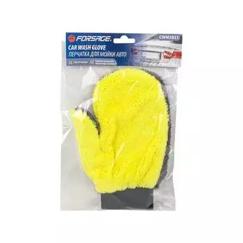 Салфетка-варежка для мойки автомобиля Forsage F-CWM3851(58906)