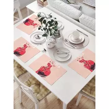 Салфетки на стол для сервировки JOYARTY np_423866