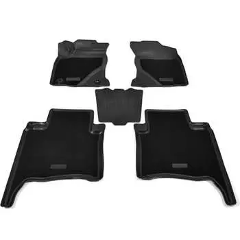 Салонные коврики для Toyota Fortuner 3D (2015) (5 мест) UNIDEC NPA11-C88-230