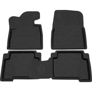 Салонный резиновый коврик для Hyundai Santa Fe III 13-18 REZKON