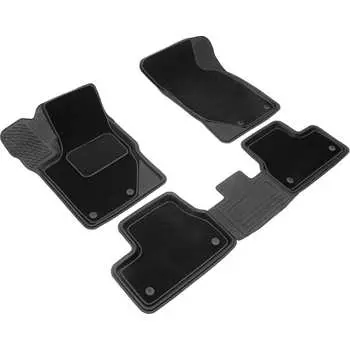 Салонный резиновый коврик для LADA Kalina REZKON