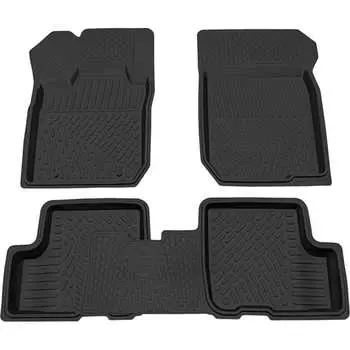 Салонный резиновый коврик для LADA Largus 12-21 5-ти местный REZKON