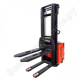 Самоходный электрический штабелер pro lift нагрузка 2000 кг, высота подъема 3600 мм, акб sdr2036