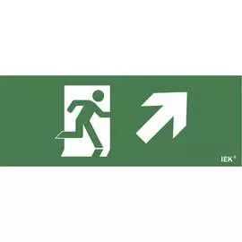 Самоклеящаяся этикетка iek фигура, стрелка вверх вправо, дпа, ip20, 54 lpc10-1-24-09-fvvnapr