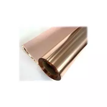 Самоклеящаяся медная фольга для витражей и флорариумов АО КЗОЦМ Ф.М.275.275.0,05 - 5