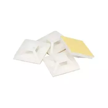 Самоклеящаяся площадка для крепления стяжек 5Bites CTM2525-50WH