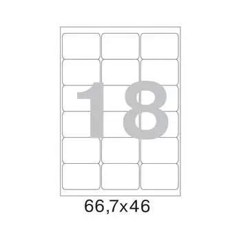 Самоклеящиеся этикетки ProMega label 75200