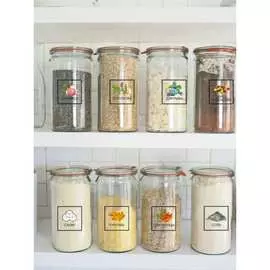 Самоклеящиеся наклейки на банки Verol