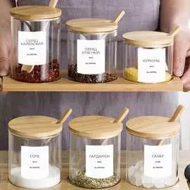 Самоклеящиеся наклейки на банки Verol