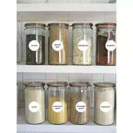 Самоклеящиеся наклейки на банки Verol