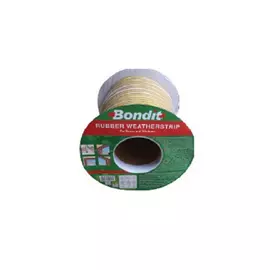 Самоклеящийся уплотнитель bondit d100 9x6 мм белый bnp01