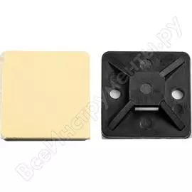 Самоклеящаяся нейлоновая площадка под хомут-стяжку ЗУБР ПХС 30917-20