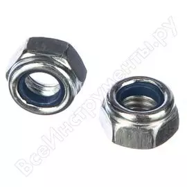 Оцинкованная самоконтрящаяся гайка Tech-Krep М6 DIN934 200 шт. 105253