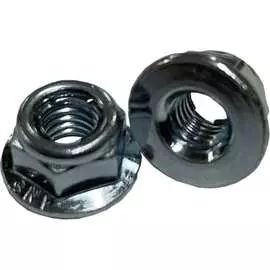 Самоконтрящаяся оцинкованная цельнометаллическая гайка ZAMETAL