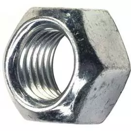 Самоконтрящаяся оцинкованная цельнометаллическая гайка ZAMETAL