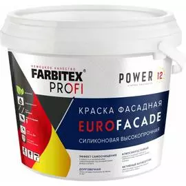 Самоочищающаяся фасадная высокопрочная силиконовая краска Farbitex 4300008744