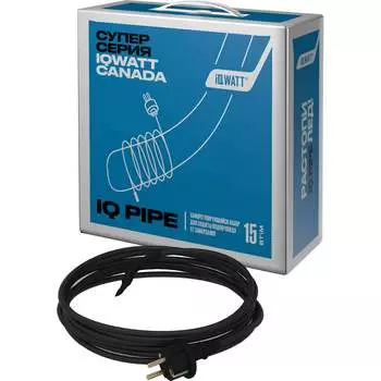 Саморегулирующийся комплект для защиты водопровода от замерзания IQWATT IQ PIPE 305