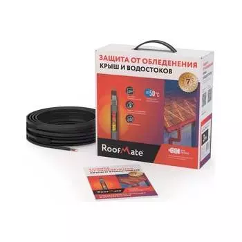 Саморегулирующийся нагревательный кабель для обогрева труб, водостоков и кровли RoofMate 2265952
