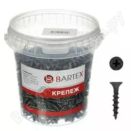 Саморез bartex гд 3.5х19 банка, 1500шт 178223