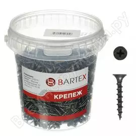 Саморез bartex гд 3.5х25 банка, 1000шт 178224