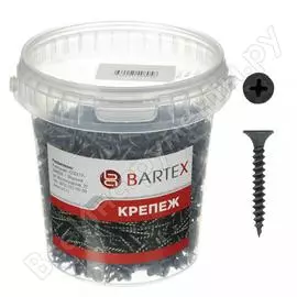 Саморез bartex гм 3.5х25 банка, 1000шт 178233