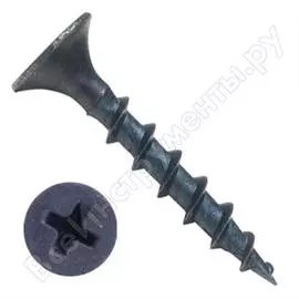 Универсальный черный саморез КРЕП-КОМП 3,5х32 (1000 шт.) чм32ф