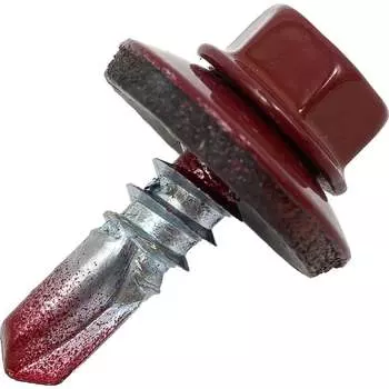 Саморез Невский Крепеж КР RAL 3005 винно-красный, св., 5,5x19, ( 32 шт.) 931420