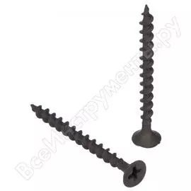 Черный саморез по дереву КРЕП-КОМП 3,5х45 (500 шт.) чд45ф