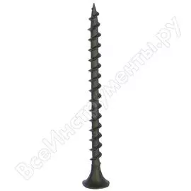 Черный саморез по дереву КРЕП-КОМП 3,5х51 мм (400 шт.) чд51ф