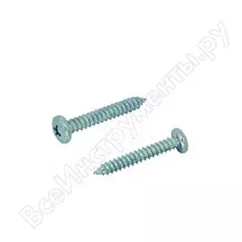 Саморез по металлу цки din7981 3.9х13 остроконечный нерж. a2 1000 шт 58930