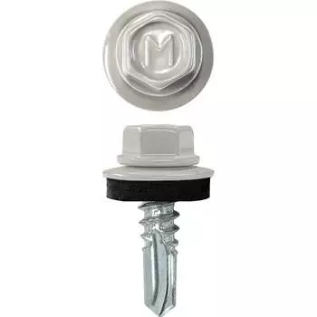 Саморез по металлу Daxmer 5,5х19 RAL7004 (250 шт.) 304279