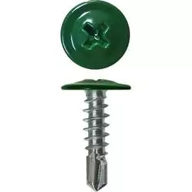 Саморез-сверло Daxmer ПШС 4,2x19 RAL 6005 1000 шт. 308042