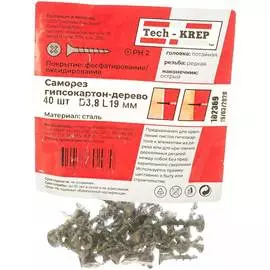 Саморез Tech-Krep 3,8х19 40 шт. 102369