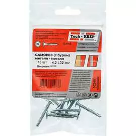 Саморез Tech-Krep 4,2х32 10 шт. 102401