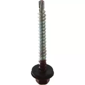 Саморез Tech-Krep 4,8х51 RAL3005 винно-красный 200 шт. 127876