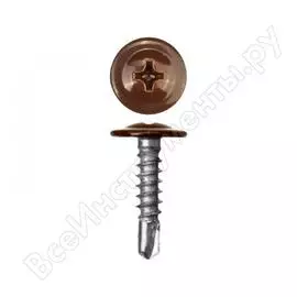 Саморез Tech-Krep 4,2х16 RAL8017 темно-коричневый 200 шт. 125497