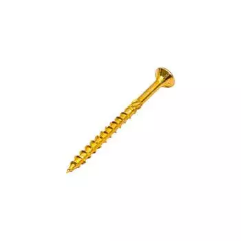 Саморезы по дереву КРЕП-КОМП Torx, 3,5x45 миллиметр (20 шт) желтые сдт3545мф