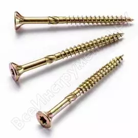 Потайные саморезы по дереву КРЕП-КОМП ПРОФИ HIMTEX 4.0х50 мм 200 шт. 04050Fh