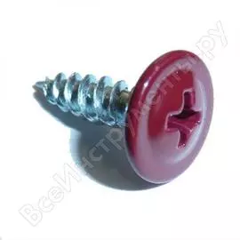 Саморезы с прессшайбой по листовому металлу до 0,9 мм зубр ral-3005 ph2 4,2х19 мм 450шт 300191-42-019-3005