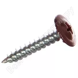 Саморезы с прессшайбой по листовому металлу до 0,9 мм зубр ral-3005 ph2 4,2х25 мм 400шт 300191-42-025-3005