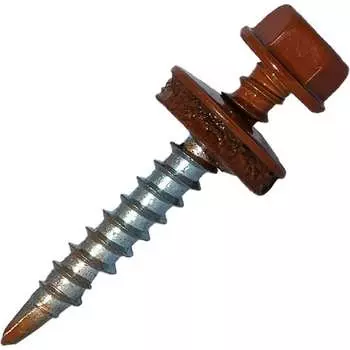 Самосверлящий винт HARDWEX ТМ HWX2-W-P5-4.8x28 мм. св.№1, RAL 8004 (250 шт.) 5190000001864