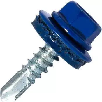 Самосверлящий винт HARDWEX ТМ HWX7-W-P9-5.5x25 мм. св.№3, RAL 5002 (250 шт.) 5190000023880