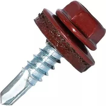 Самосверлящий винт HARDWEX ТМ HWX7-W-P9-5.5x19 мм. св.№3, RAL 3009 (250 шт.) 5190000023569