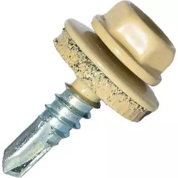 Самосверлящий винт HARDWEX ТМ HWX7-W-P9-5.5x19 мм. св.№3, RAL 1014 (250 шт.) 5190000023507