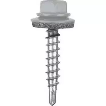 Самосверлящий винт HARDWEX ТМ HWX2-W-P5-4.8x28 мм. св.№1, RAL 7047 (250 шт.) 5190000001857