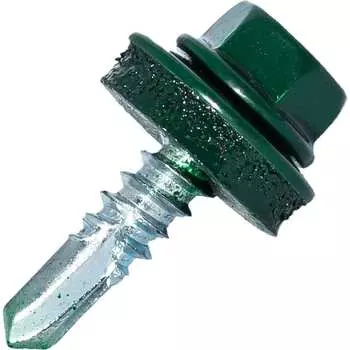 Самосверлящий винт HARDWEX ТМ HWX7-W-P9-5.5x19 мм. св.№3, RAL 6005 (250 шт.) 5190000023644